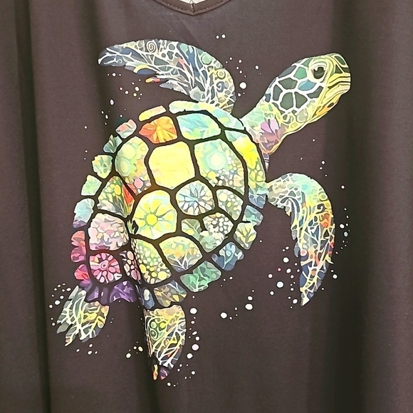NWOT Amazon turtle graphic Tank 5XL - Picture 2 of 7
